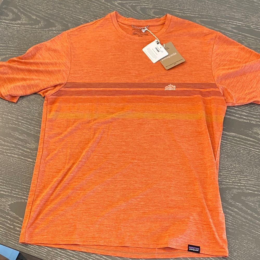 Patagonia Vibrant Orange Short Sleeve Tee